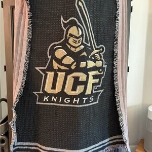 UCF Knights Black and Gold Throw Blanket